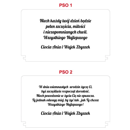 Drewniane Pudełko na pieniądze prezent na urodziny z imieniem solenizanta i dowolnym wiekiem